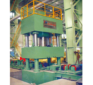 Hydraulic straightening press machine